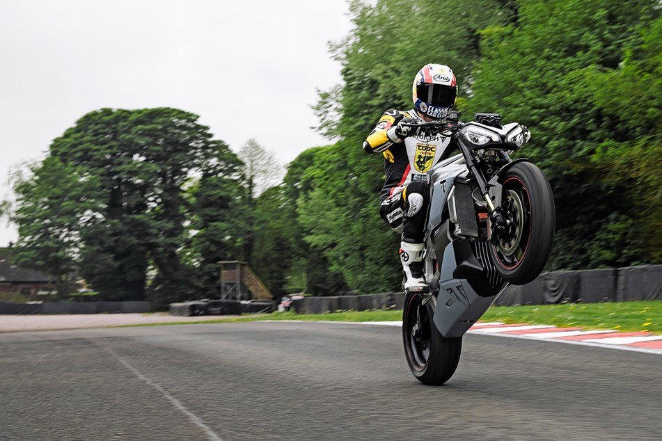 Triumph's TE-1. Photo courtesy of MCN.