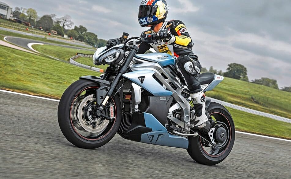 Triumph's TE-1. Photo courtesy of MCN.