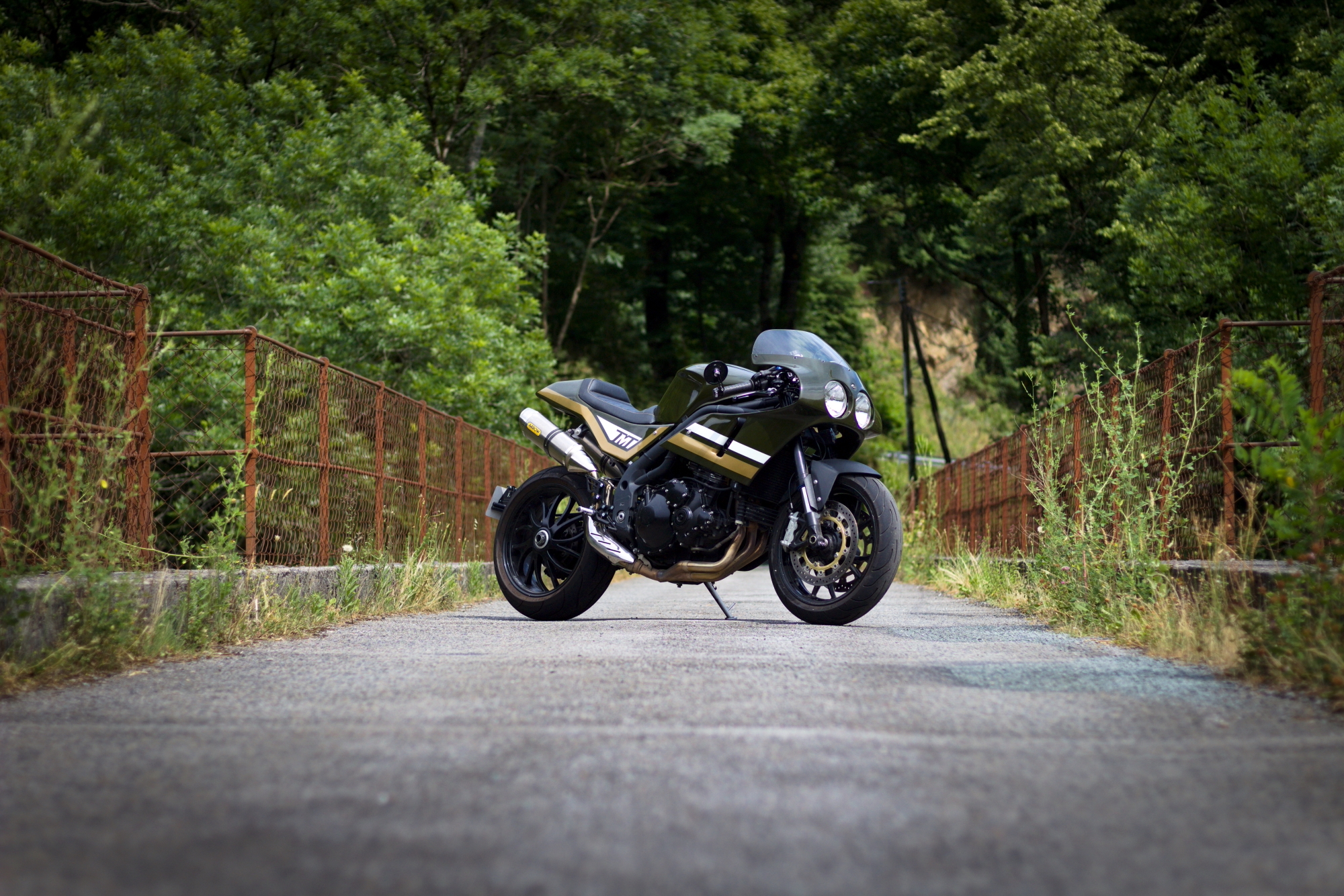 The Triumph Speed Triple RC30 - an absolute chimera of a custom build that apparently required parts from the iconic Ducati 916 and the indomitable Honda RC30. All media sourced from Tumult's website.