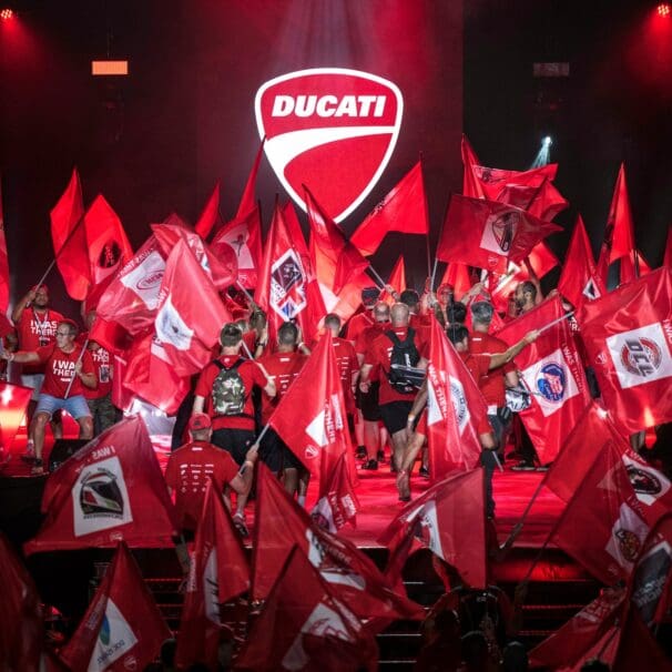 The crowds present at Ducati's 2022 World Ducati Week.