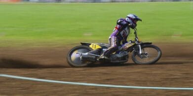 Modern British solo motorcycle grasstrack racing