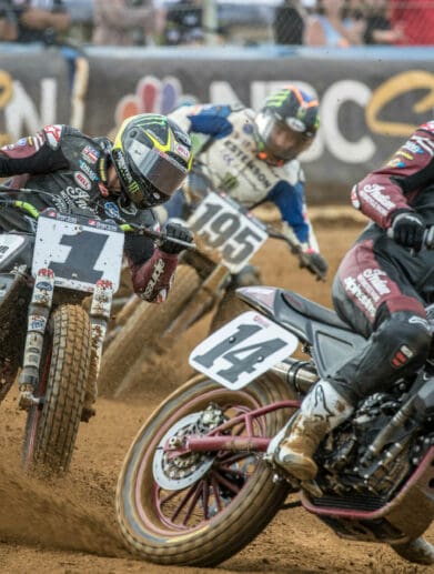 A view of a track-ful of racers. Media sourced from AFT.