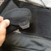 Velcro cover for Alpinestars Halo Drystar Jacket lifted