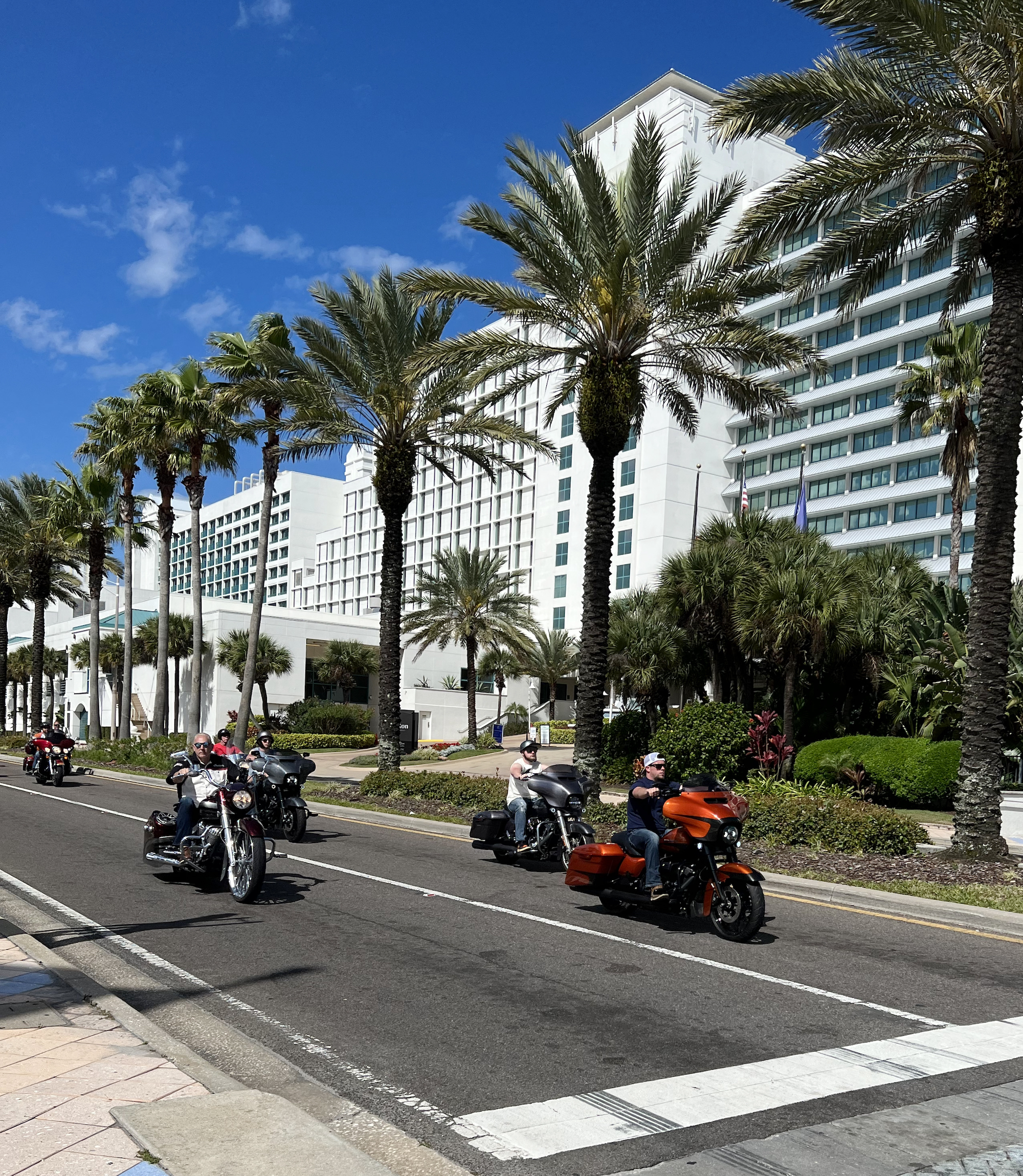 A view of 2021's Daytona Biketoberfest. Media sourced from the Daytona Beach Area Convention and Visitors Bureau on the official press release.