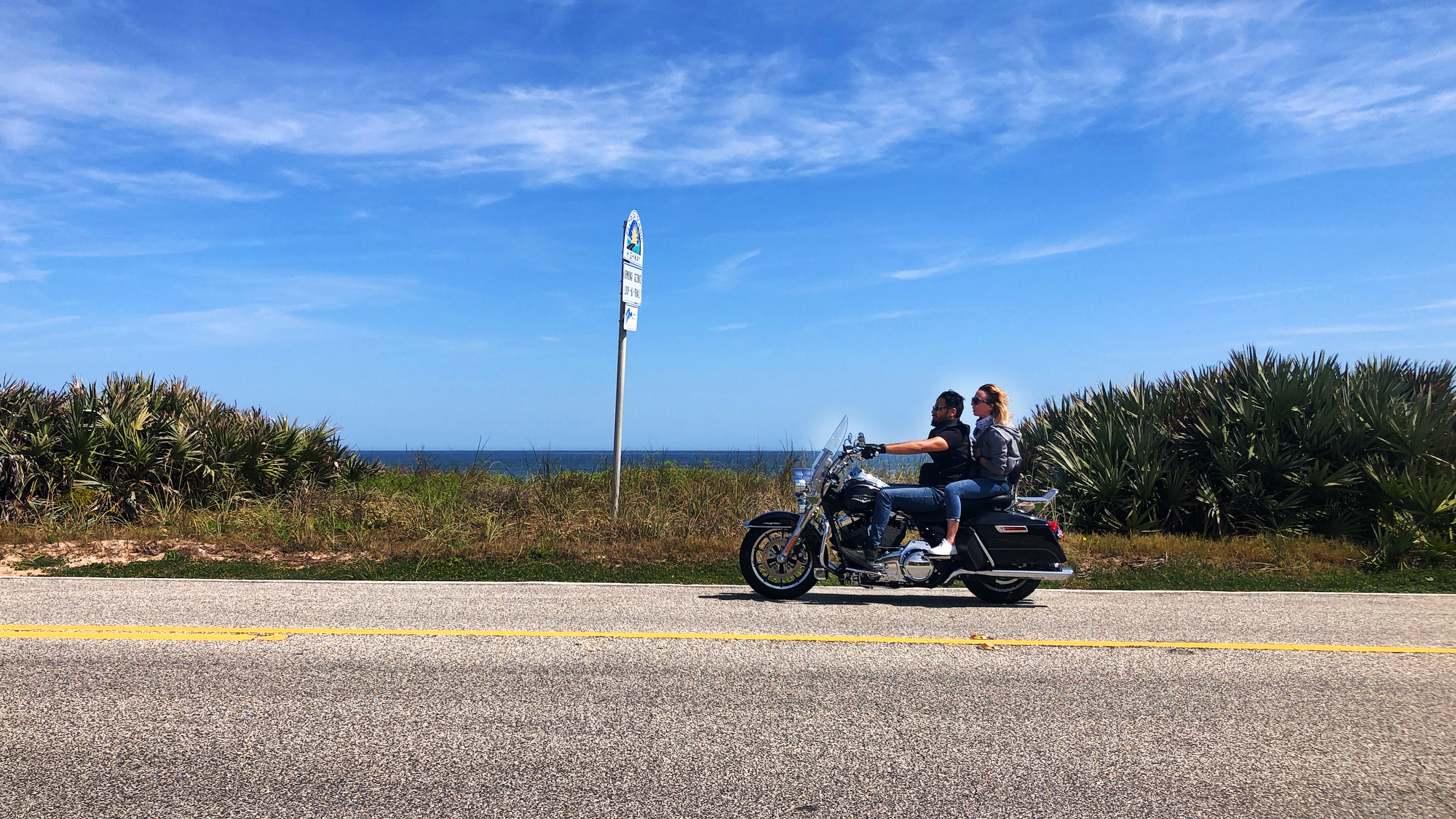 A view of 2021's Daytona Biketoberfest. Media sourced from the Daytona Beach Area Convention and Visitors Bureau on the official press release.