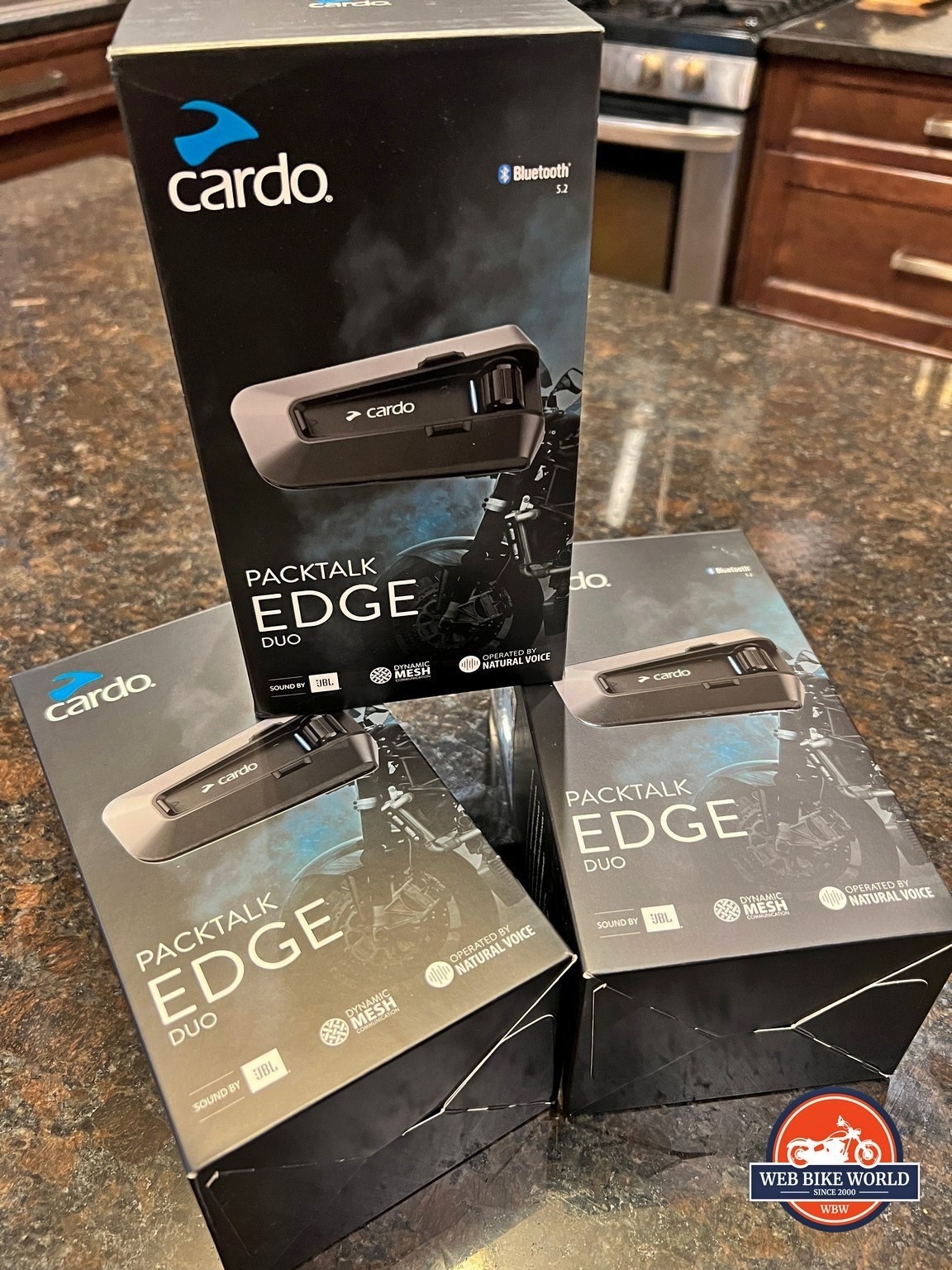 Cardo PackTalk Edge BlueTooth Headset DUO - Double Pack