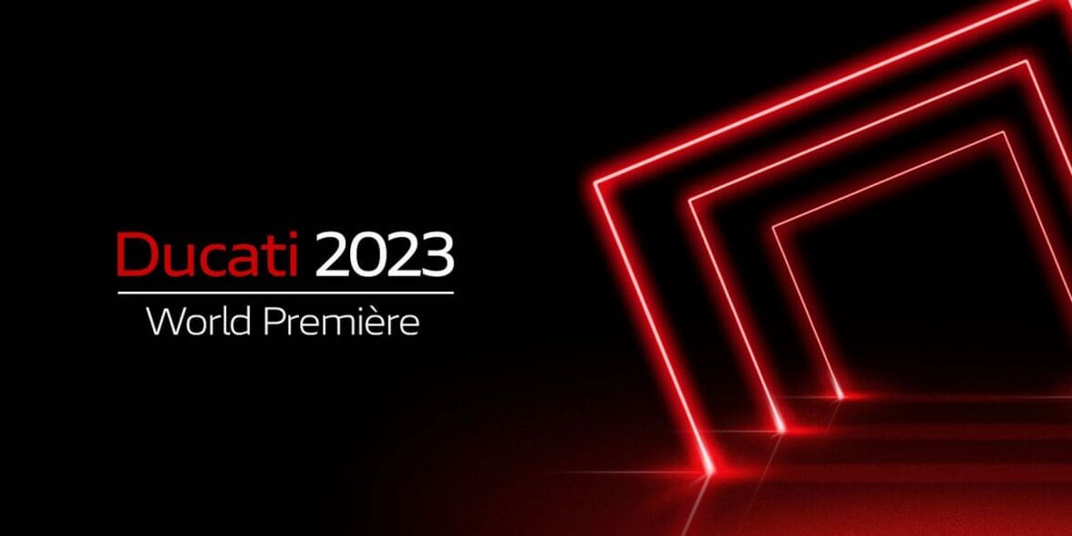 Ducati’s World Première 2023 is right around the corner! Media sourced from Ducati.