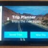 Trip planner on the GPS
