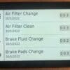 Air filter maintenance reminders