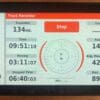 GPS tracking various travel metrics