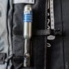 Cannister installed in Helite Turtle 2 airbag vest