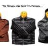 Frowning emojis photoshopped into motorcycle base layers