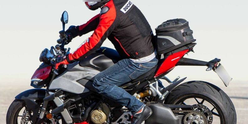 Ducati testing out what appears to be a 2023 Streetfighter V4. Media sourced from Motorcycle Sports.