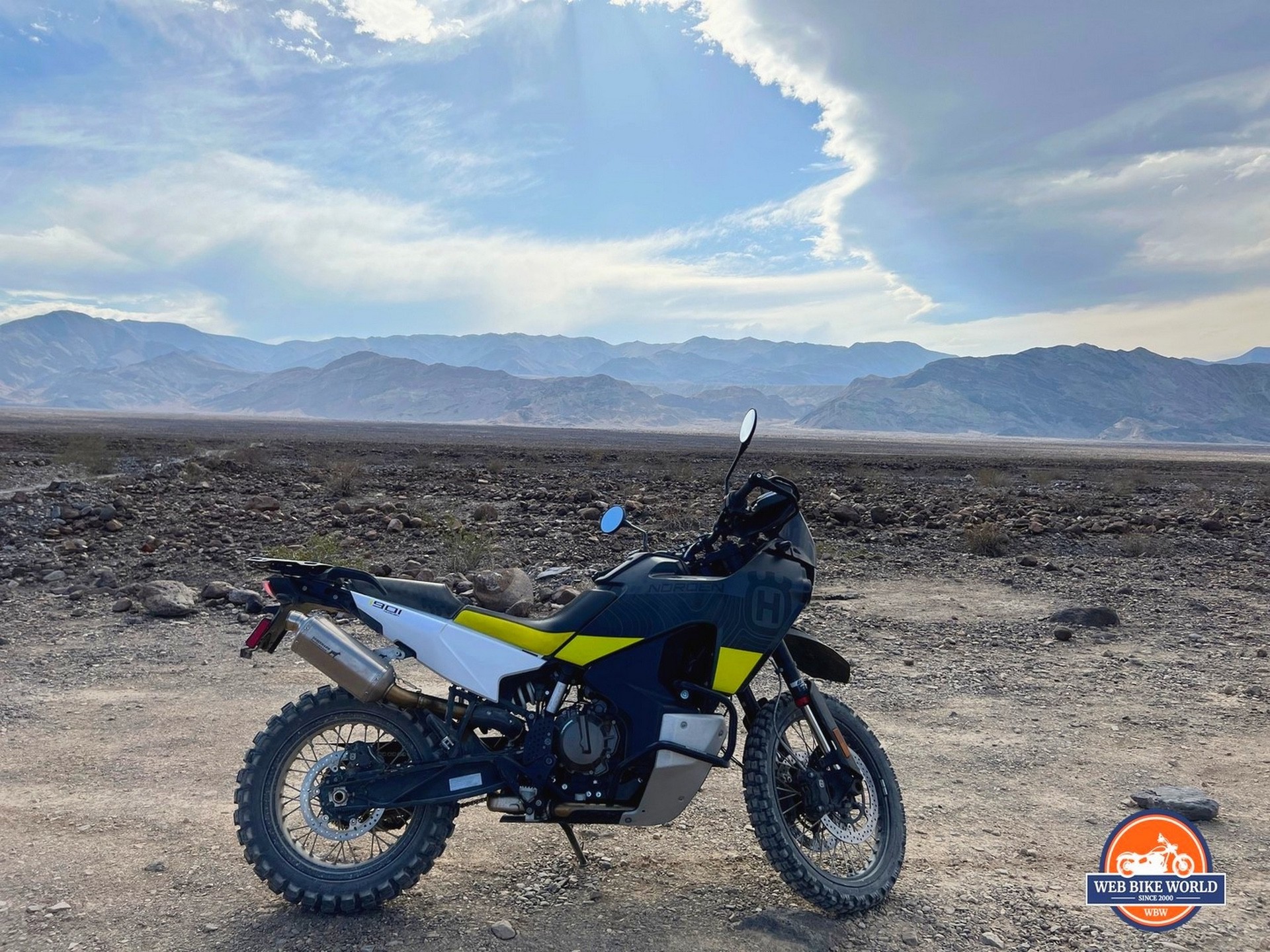 Death Valley is a hell of a place to ride motorcycles.