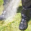 Water from garden hose being sprayed on REV'IT Pioneer GTX Boots