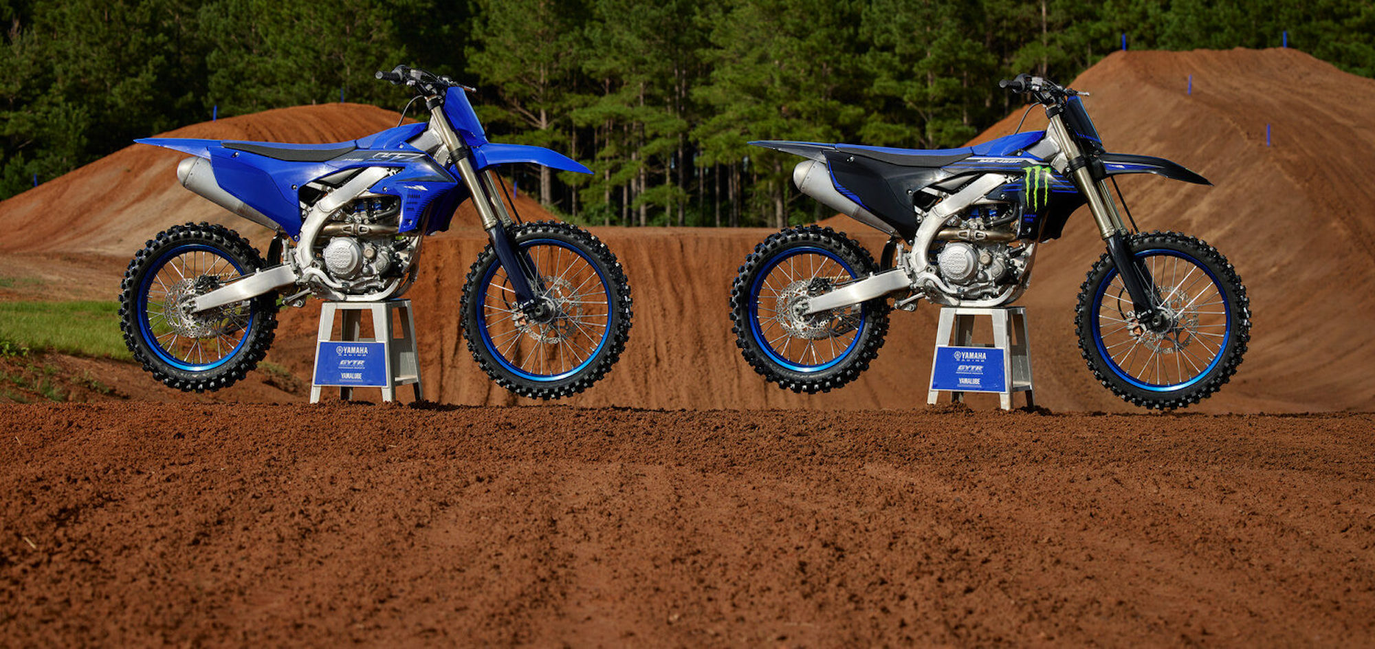 2023 Yamaha YZ450F & Monster Energy® Yamaha Racing Edition YZ450F, Media sourced from Yamaha. 