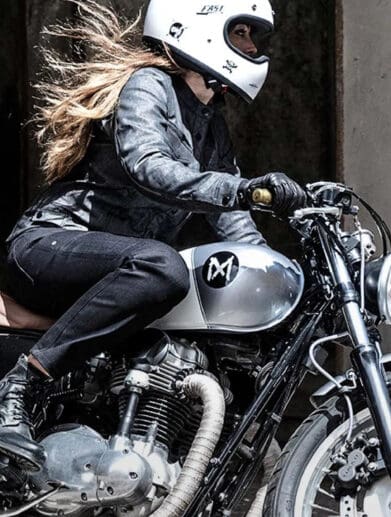 REV'IT jeans on female rider for deal of the week