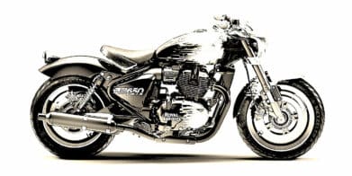 A skeletal view of the Royal Enfield SG 650, courtesy of the media on Riders Magazine.