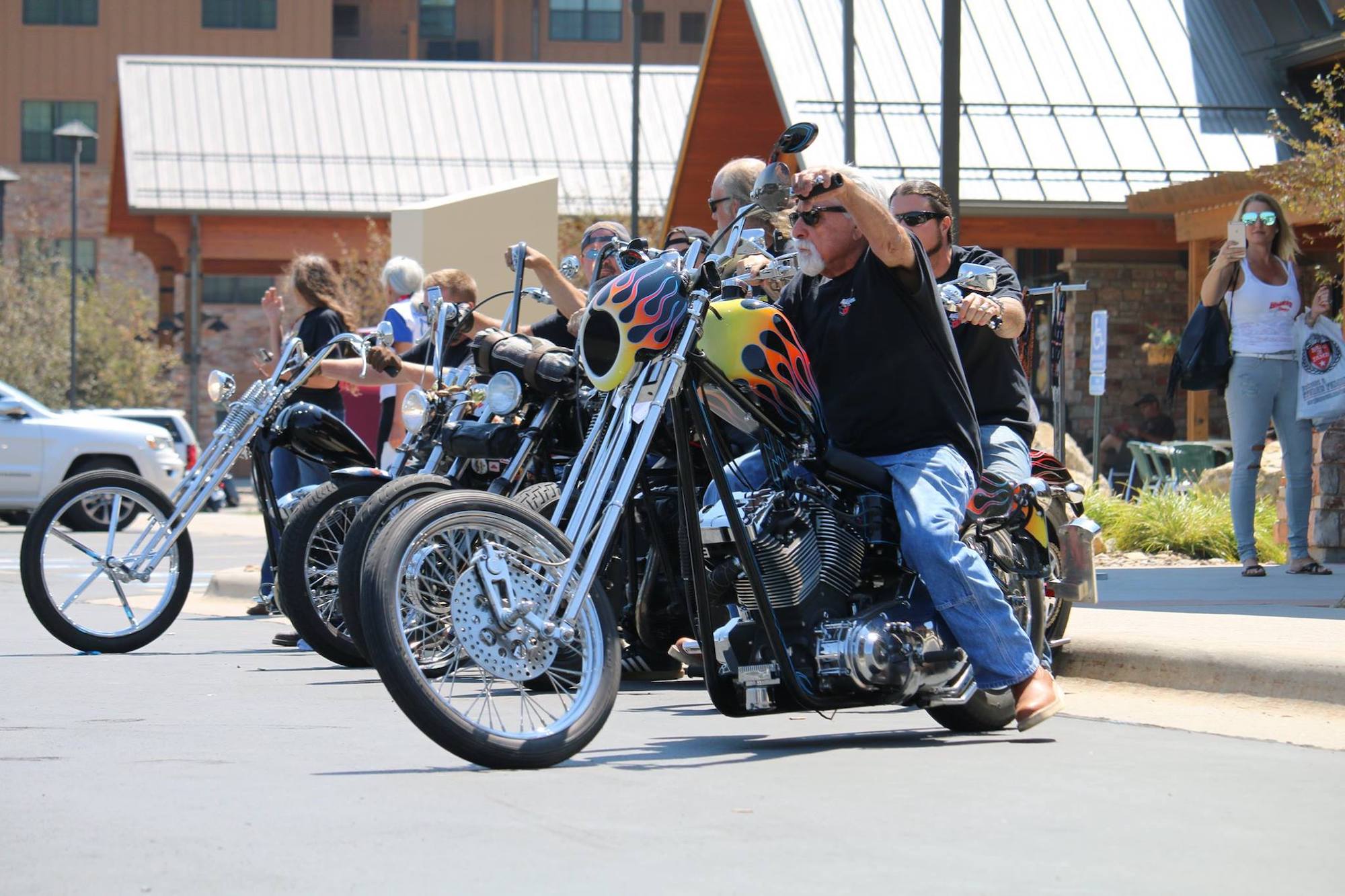 attendees of the Induction ceremony for new members at the Sturgis Motorcycle Museum Hall of Fame. Media sourced from the Sturgis Motorcycle Museum's Facebook page.