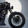 'JBBS,' the custom Bonneville cafe racer courtesy of Tamarit Motorcycles. Media sourced from Tamarit Motorcycles.