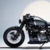 'JBBS,' the custom Bonneville cafe racer courtesy of Tamarit Motorcycles. Media sourced from Tamarit Motorcycles.