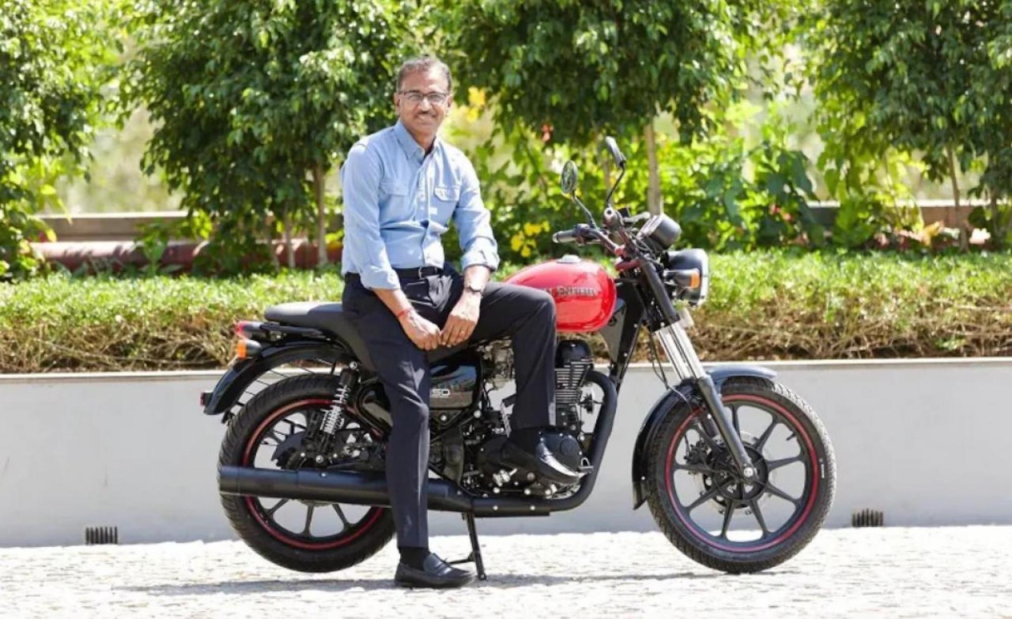 B. Govindarajan, the CEO of Royal Enfield. Media sourced from Team BHP.