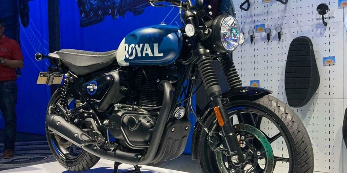 Royal Enfield's Hunter 350. Media sourced from Team BHP.