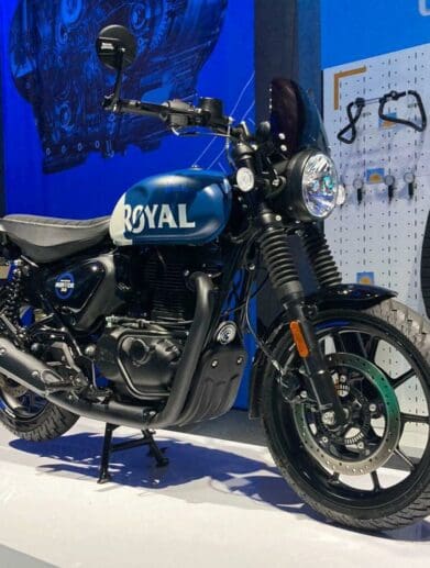 Royal Enfield's Hunter 350. Media sourced from Team BHP.