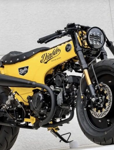 "Daxxer," a custom Honda Dax 125 from the garage of Thai-based K-Speed. Media sourced from Top Speed.