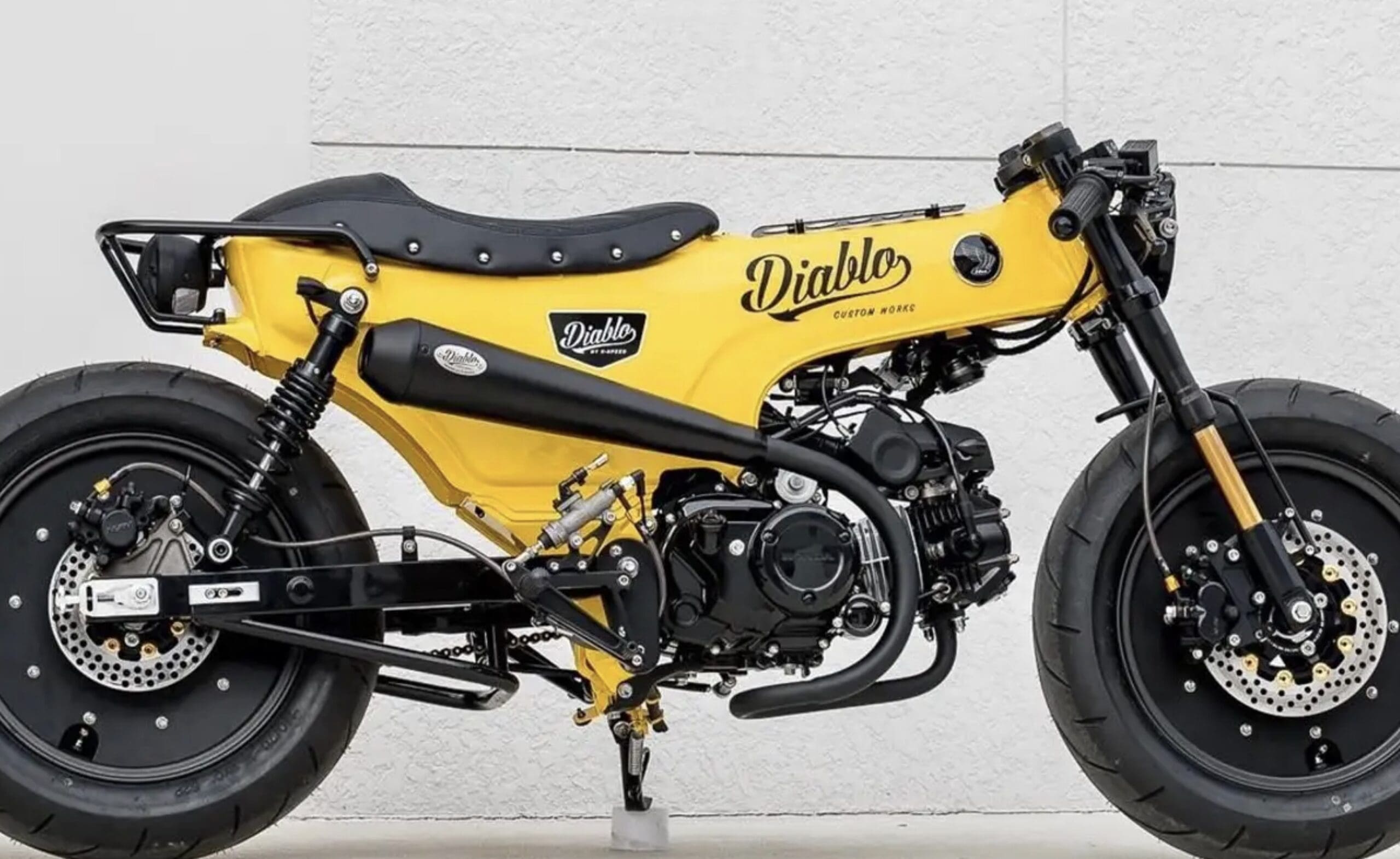 "Daxxer," a custom Honda Dax 125 from the garage of Thai-based K-Speed. Media sourced from Top Speed.