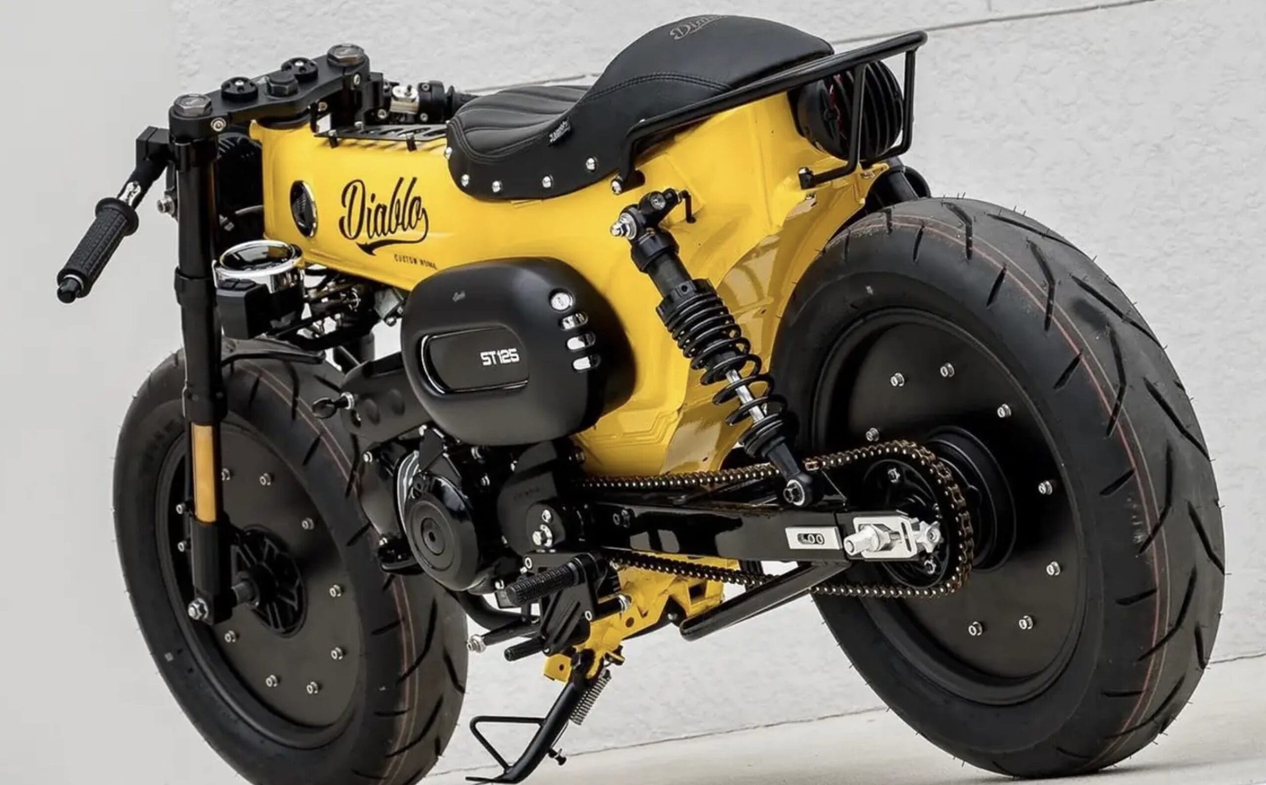 "Daxxer," a custom Honda Dax 125 from the garage of Thai-based K-Speed. Media sourced from Top Speed.