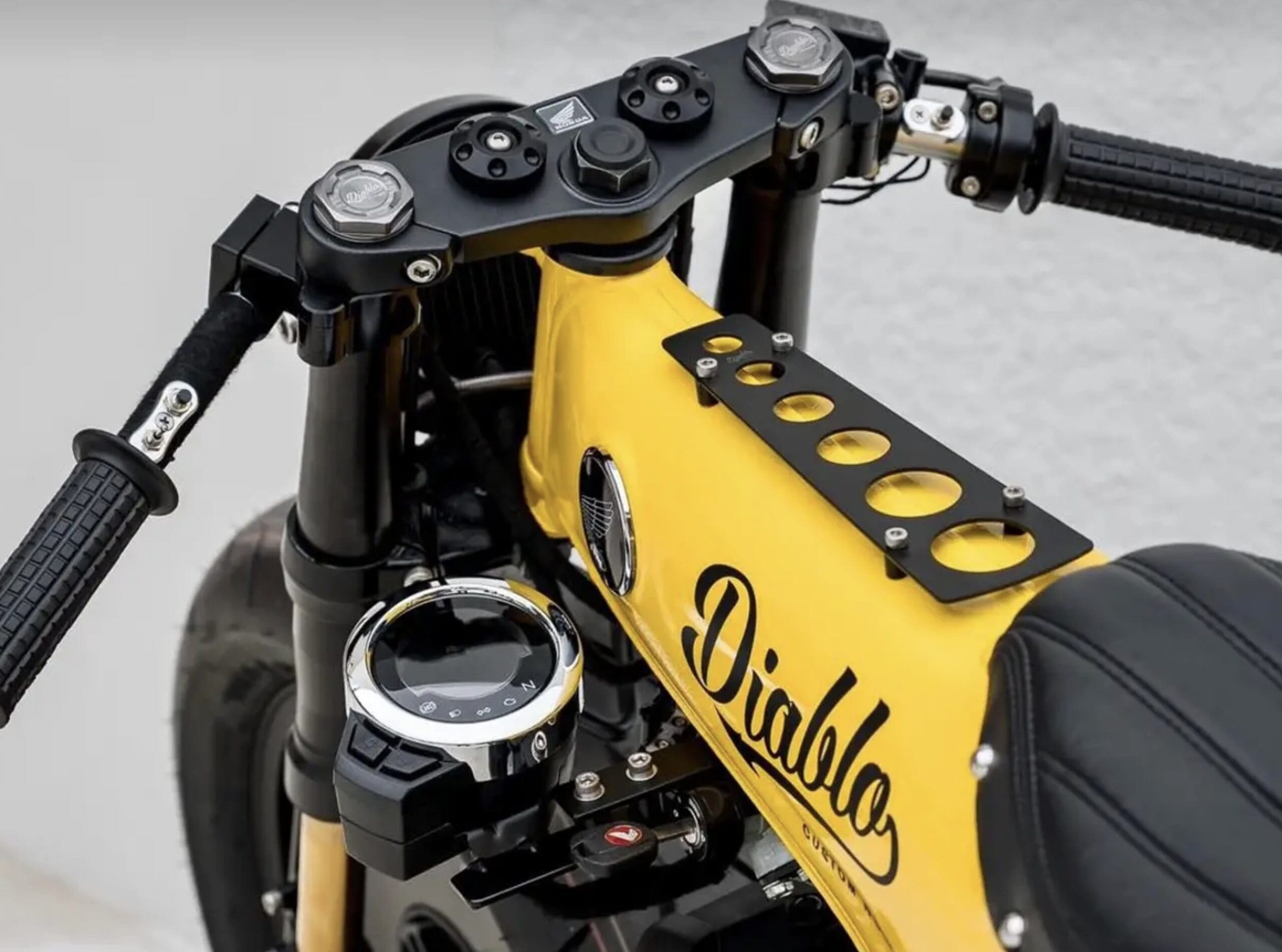 Daxxer, a custom Honda Dax 125 from the garage of Thai-based K-Speed. Media sourced from Top Speed.