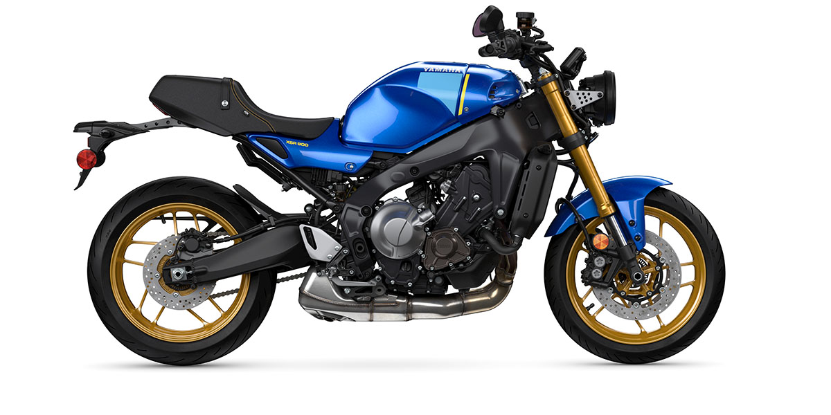 A Yamaha XSR 900. Media sourced from Yamaha.