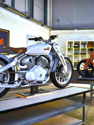 A view of Royal Enfield's design centre. Media sourced from ZigWheels.