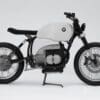 A BMW R80 donor bike installed with the LM Creations EV Drivetrain. Media sourced from The Pack.