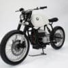 A BMW R80 donor bike installed with the LM Creations EV Drivetrain. Media sourced from The Pack.