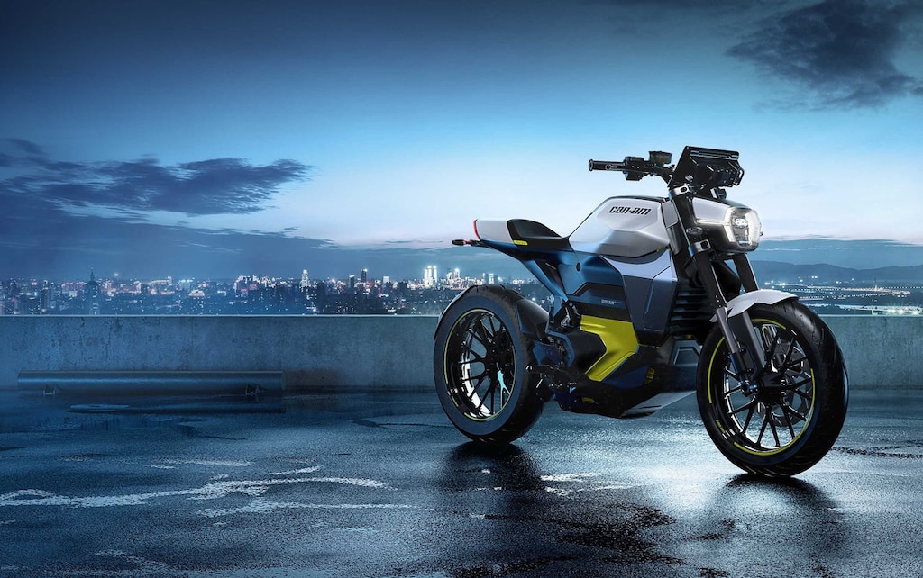 Can-Am's all-new electric offerings to the motorcycle community; the Can-Am Origins and the Pulse. Media sourced from Can-Am.