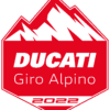 The Ducati Giro Alpino logo. Media sourced from the relevant press release from Ducati.