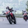 Ducatisti riding their Multistradae. Media sourced from the relevant press release from Ducati.