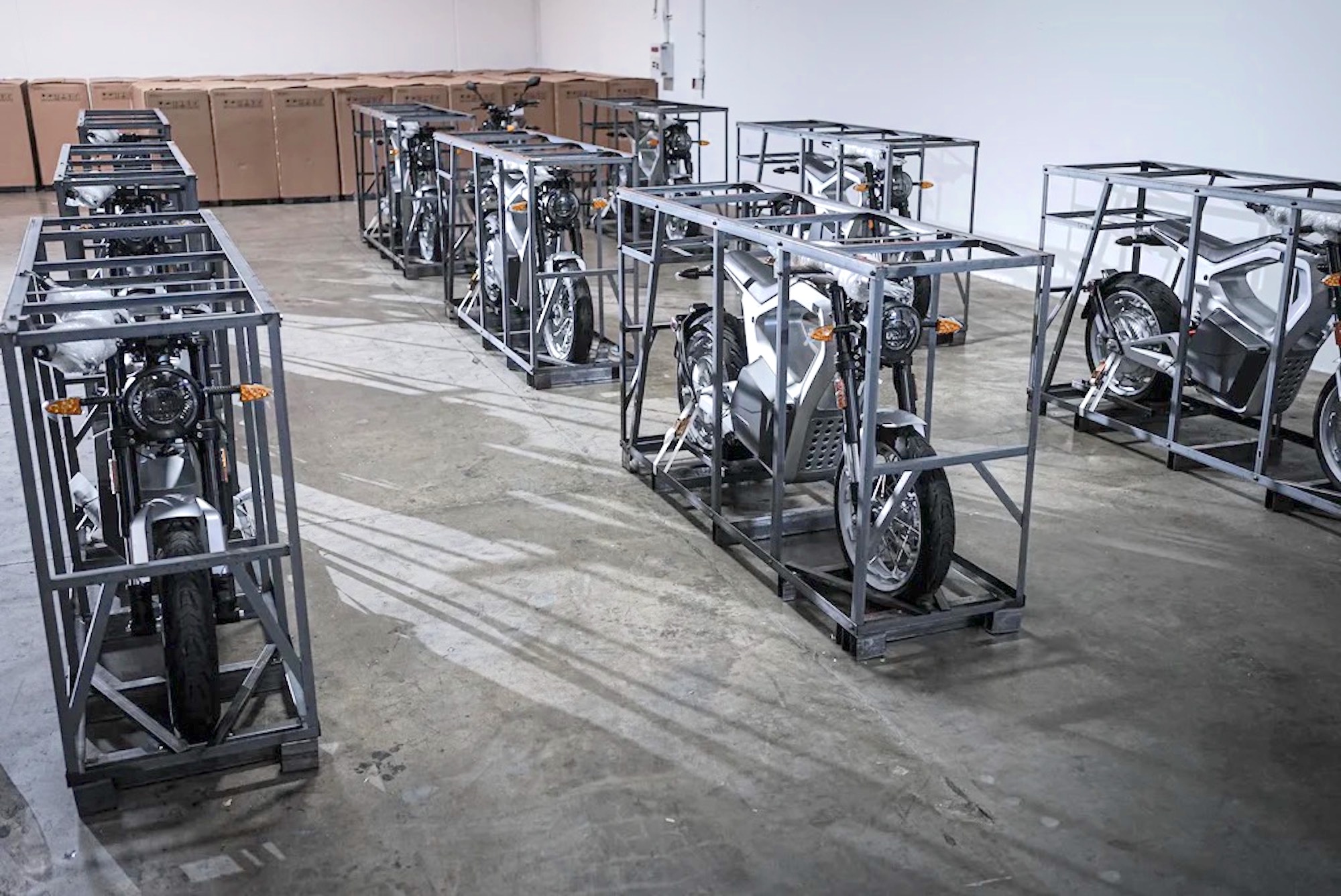 The SONDORS MetaCycle, preparing for deliveries around America. Media sourced from Electrek.