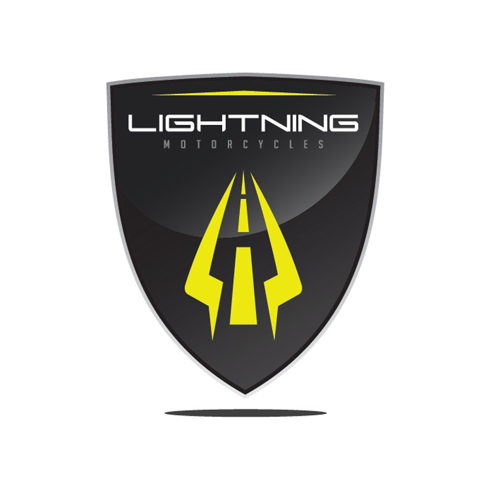 Logo of Lightning Motorcycles.  Media from Lightning Motorcycles