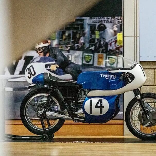 A view of "The Legendary Daytona Motorcycle," the British Motor Museum's first-ever dedicated motorcycle exhibit. Media sourced from MCN.