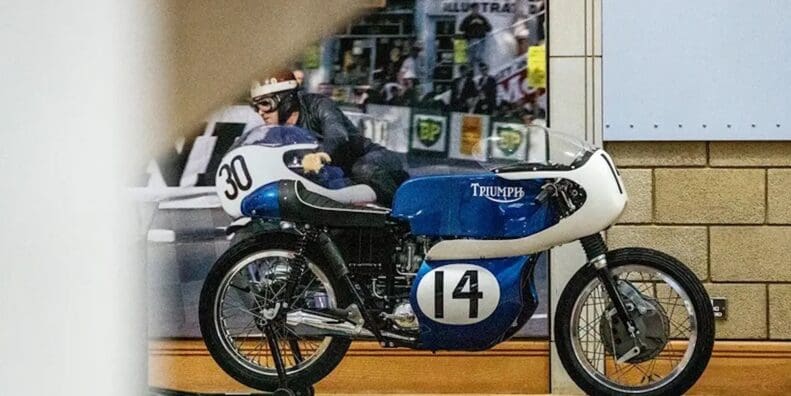 A view of "The Legendary Daytona Motorcycle," the British Motor Museum's first-ever dedicated motorcycle exhibit. Media sourced from MCN.