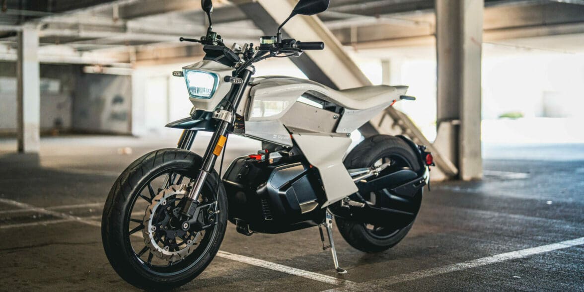 The Ryvid Anthem- a new, ultra-lightweight electric motorcycle featuring a host of perks for the bargain-friendly price of $7,800 USD. Media sourced from Roadracing World.