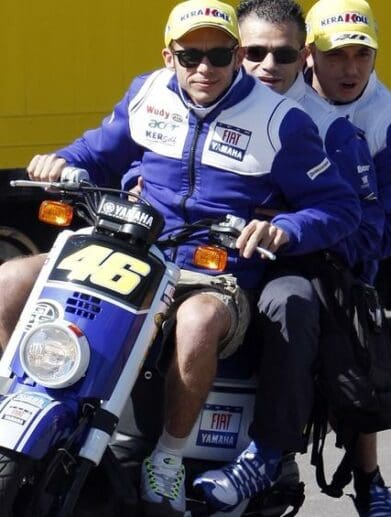 Valentino Rossi's MotoGP scooter. Media sourced from Top Speed.