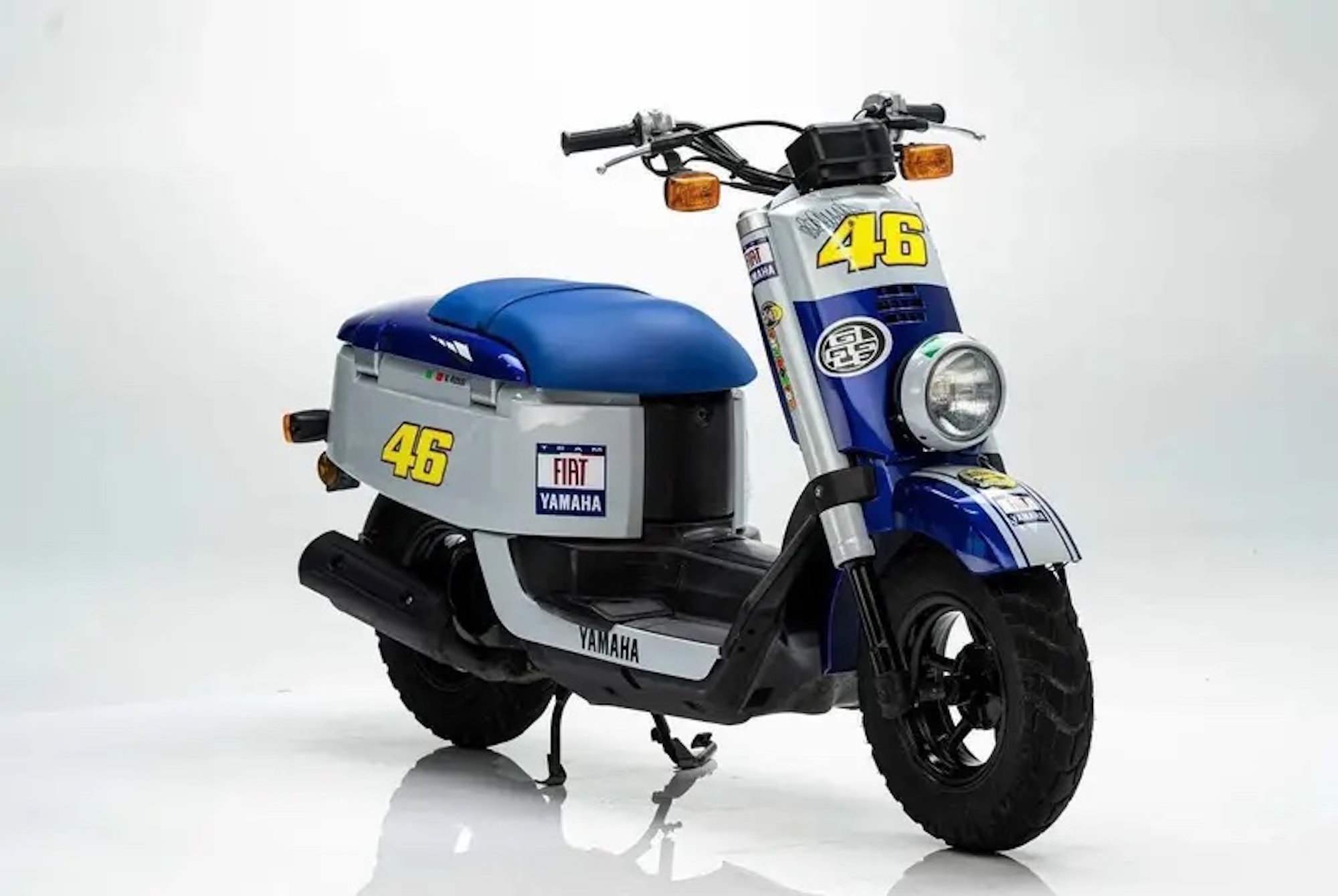 Valentino Rossi's MotoGP scooter. Media sourced from Top Speed.