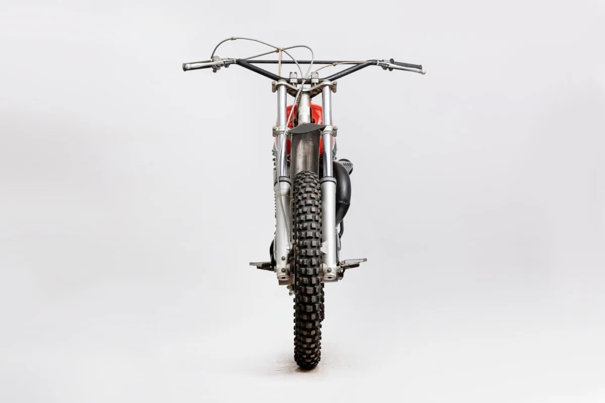 Steve McQueen's Husqvarna Cross 500, which just sold at auction. Media sourced from Journal Break.