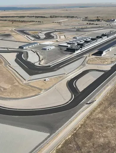 A MotoGP circuit. Media sourced from MCN.