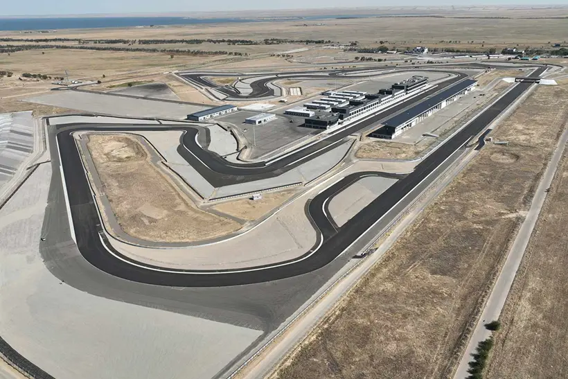 A MotoGP circuit. Media sourced from MCN.