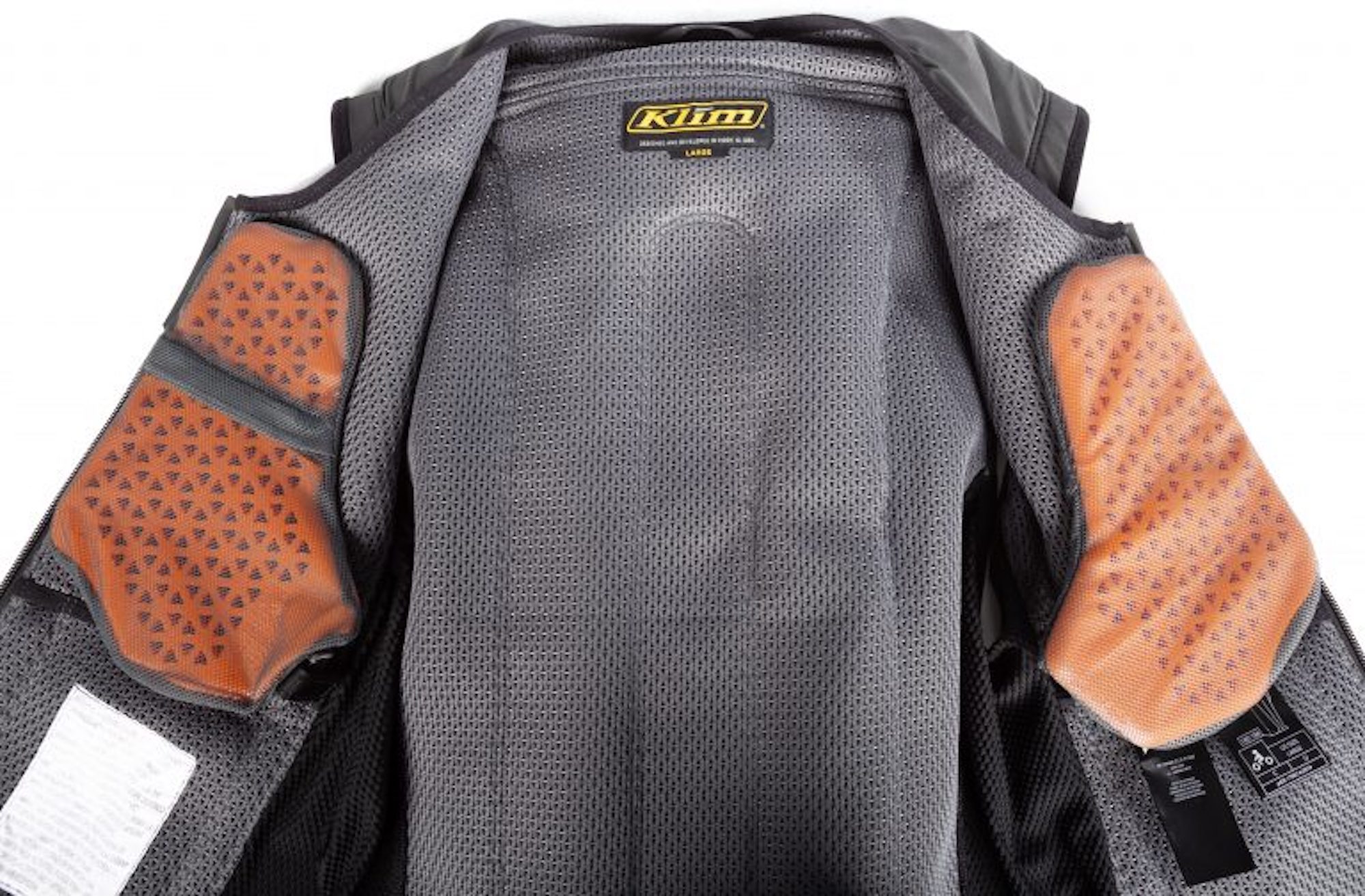 The KLIM Ai-1 Rally Airbag Vest, created in collaboration with In&motion. Media sourced from Motorcycle.com's Blog.